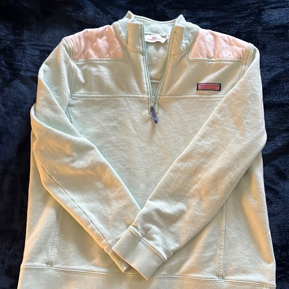 Medium teal Vineyard Vines shep shirt